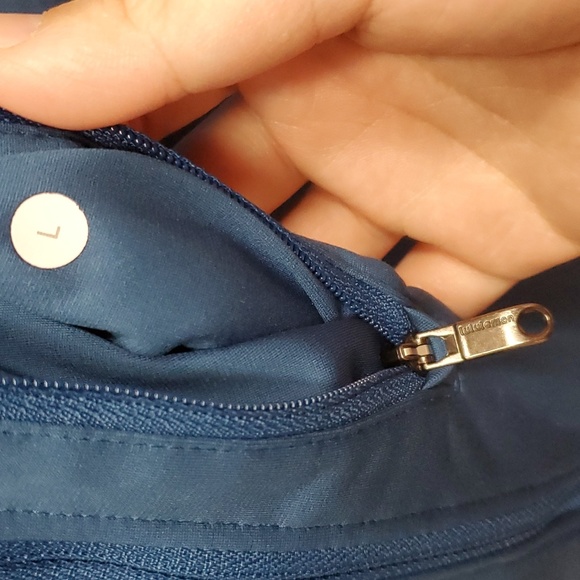 Lululemon Men Pullover Half Zip Color Dark Blue Size Large - Picture 3 of 5